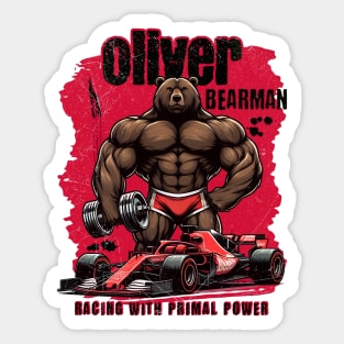 Oliver "Ollie" Bearman - Racing with Primal Power Sticker